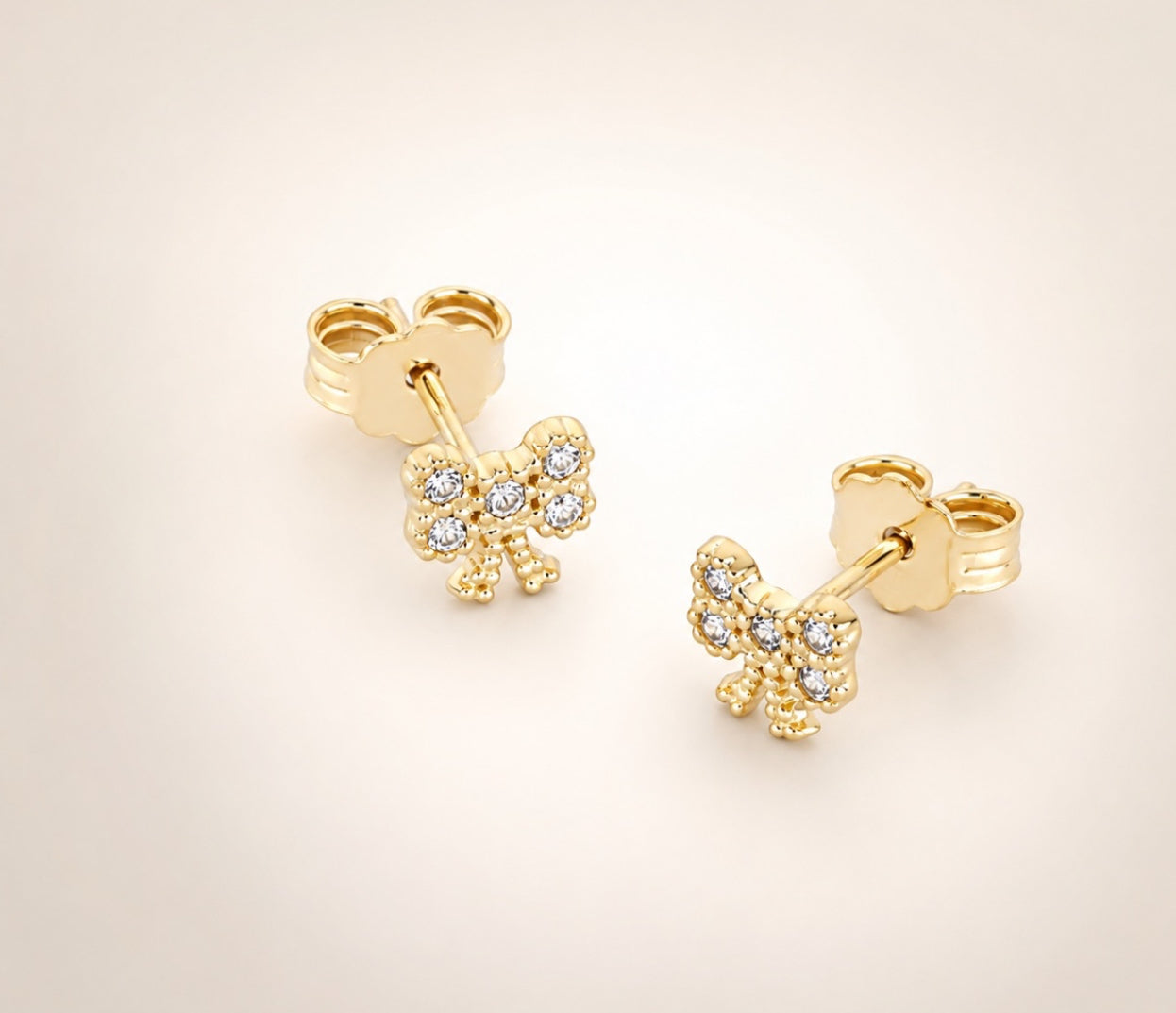 ORECCHINI FIOCCO BIMBA ORO