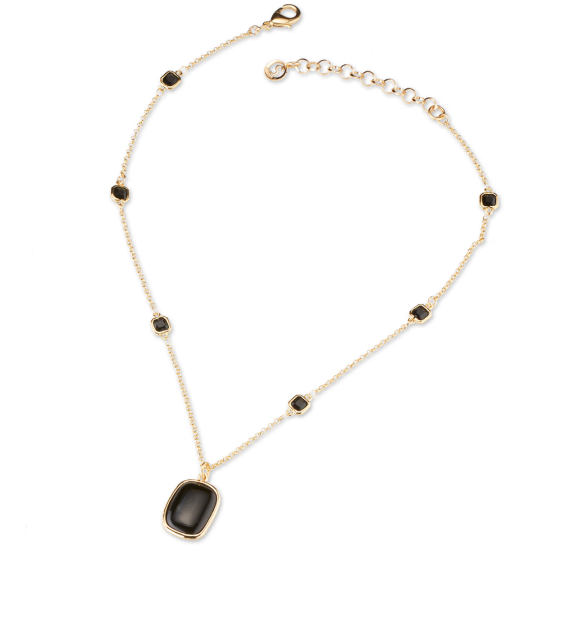 COLLANA CRISTALLO NERO SOVRANI