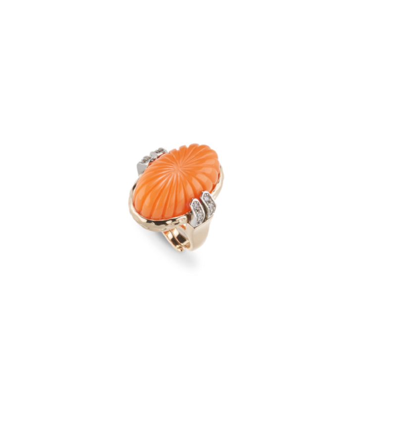 ANELLO PASTA DI CORALLO SOVRANI