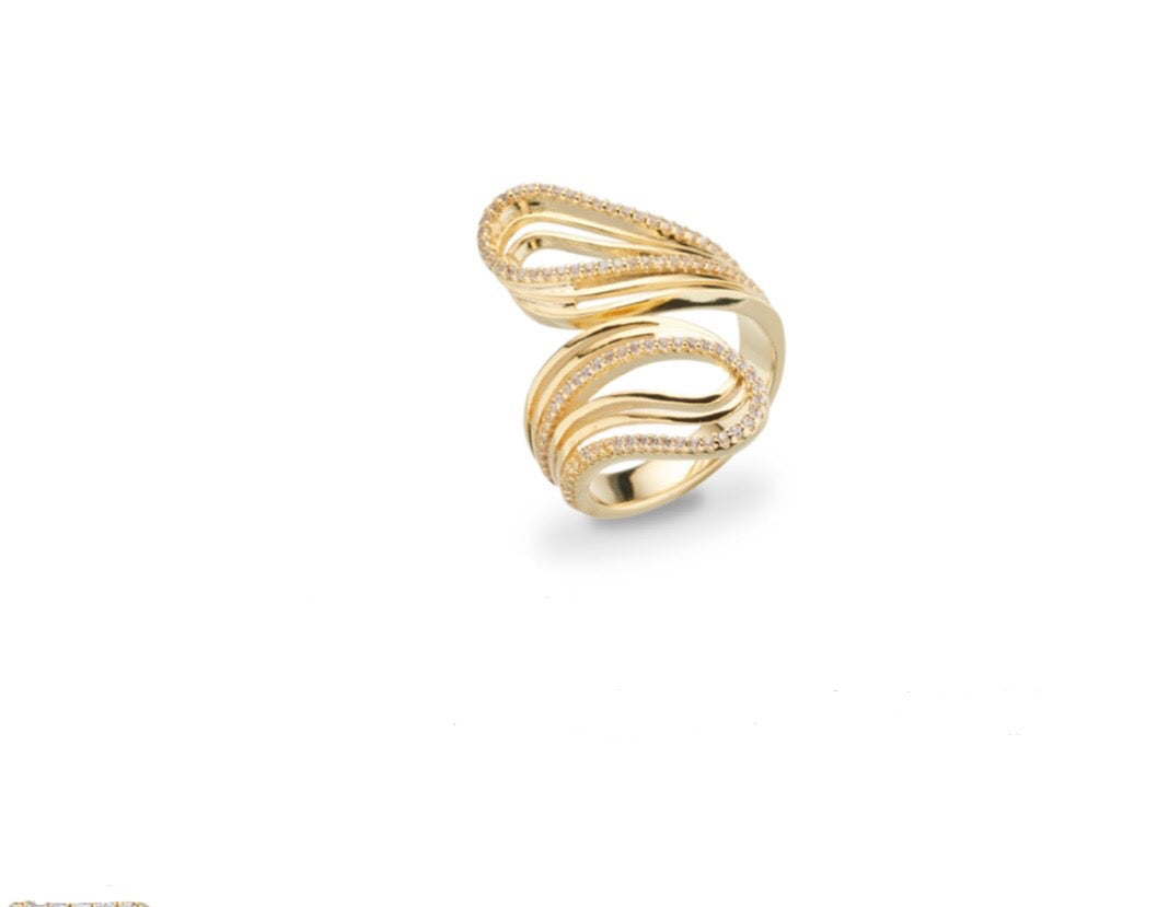 ANELLO CON ZIRCONI SOVRANI