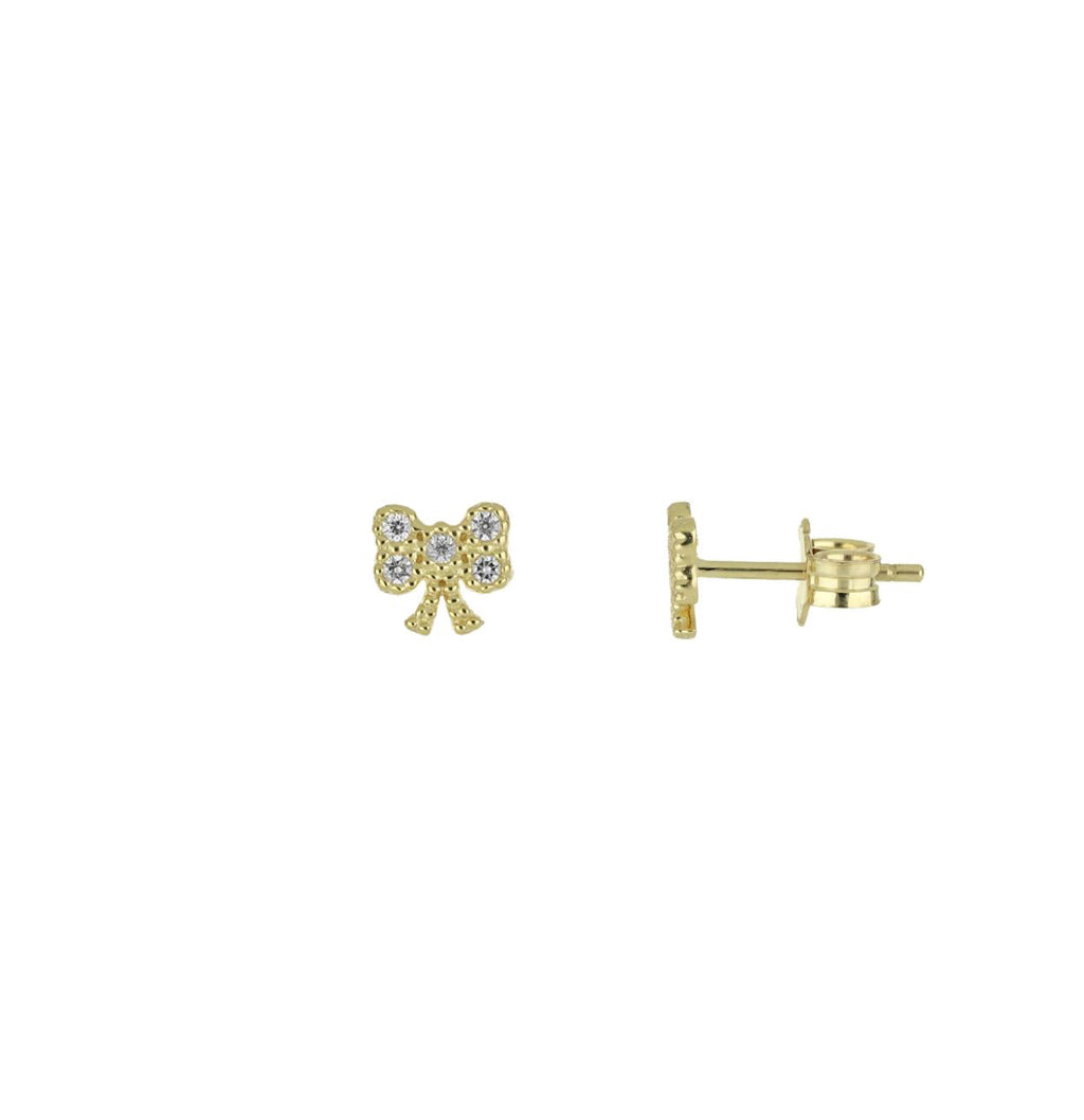ORECCHINI FIOCCO BIMBA ORO