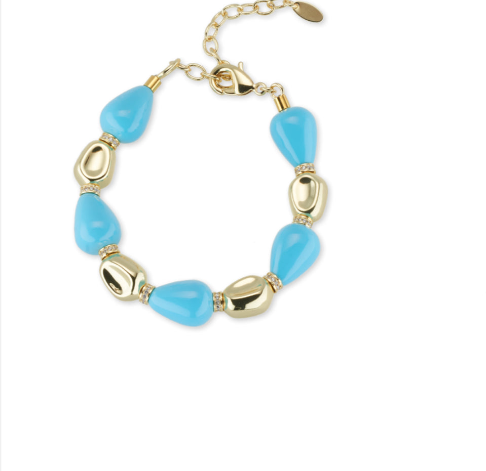 BRACCIALE PASTA DI TURCHESE SOVRANI