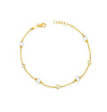 BRACCIALE DONNA CON PERLE ORO