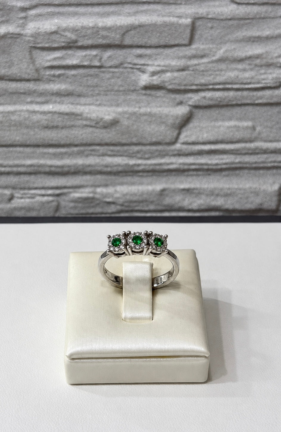ANELLI TRILOGY VERDE ARGENTO
