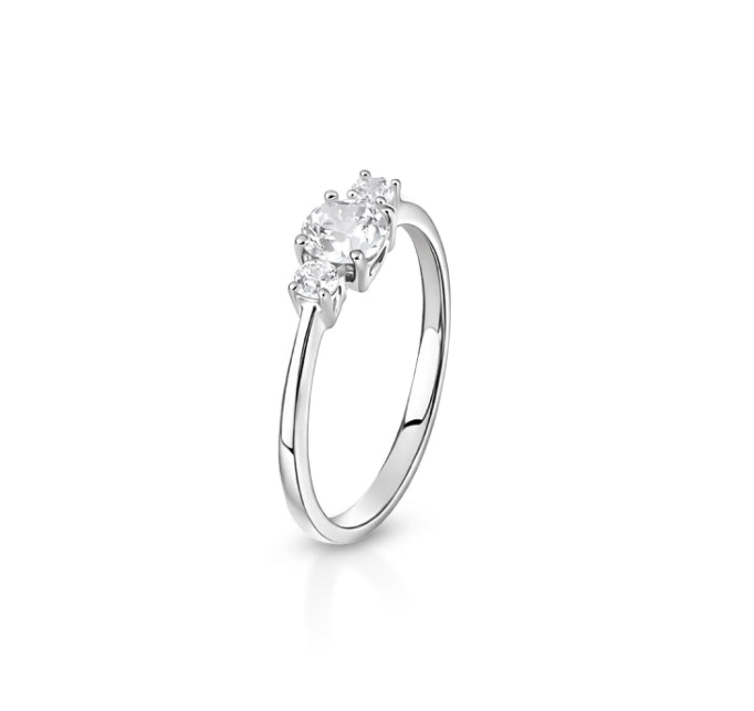 ANELLO TRILOGY ORO BIANCO