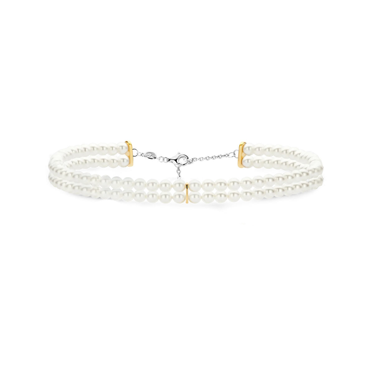Collana classica con doppia perla