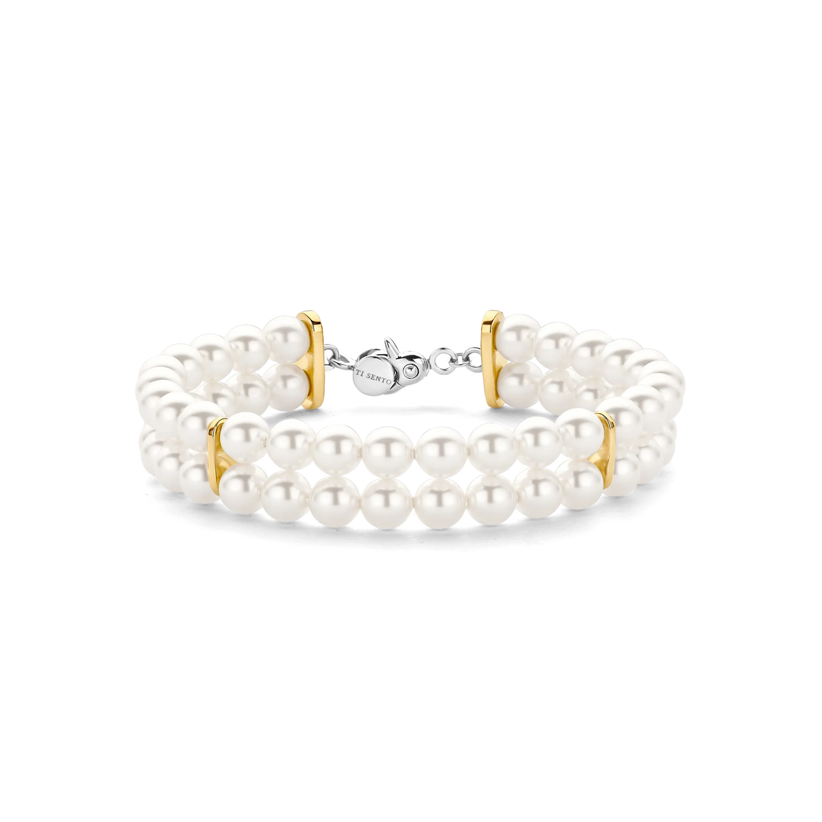 Bracciale classico con doppia perla