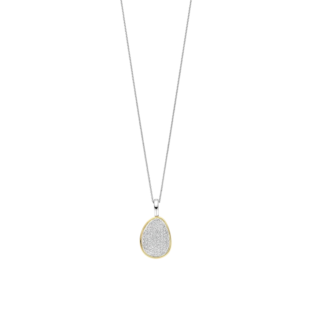 COLLANA CIONDOLO CON ZIRCONI