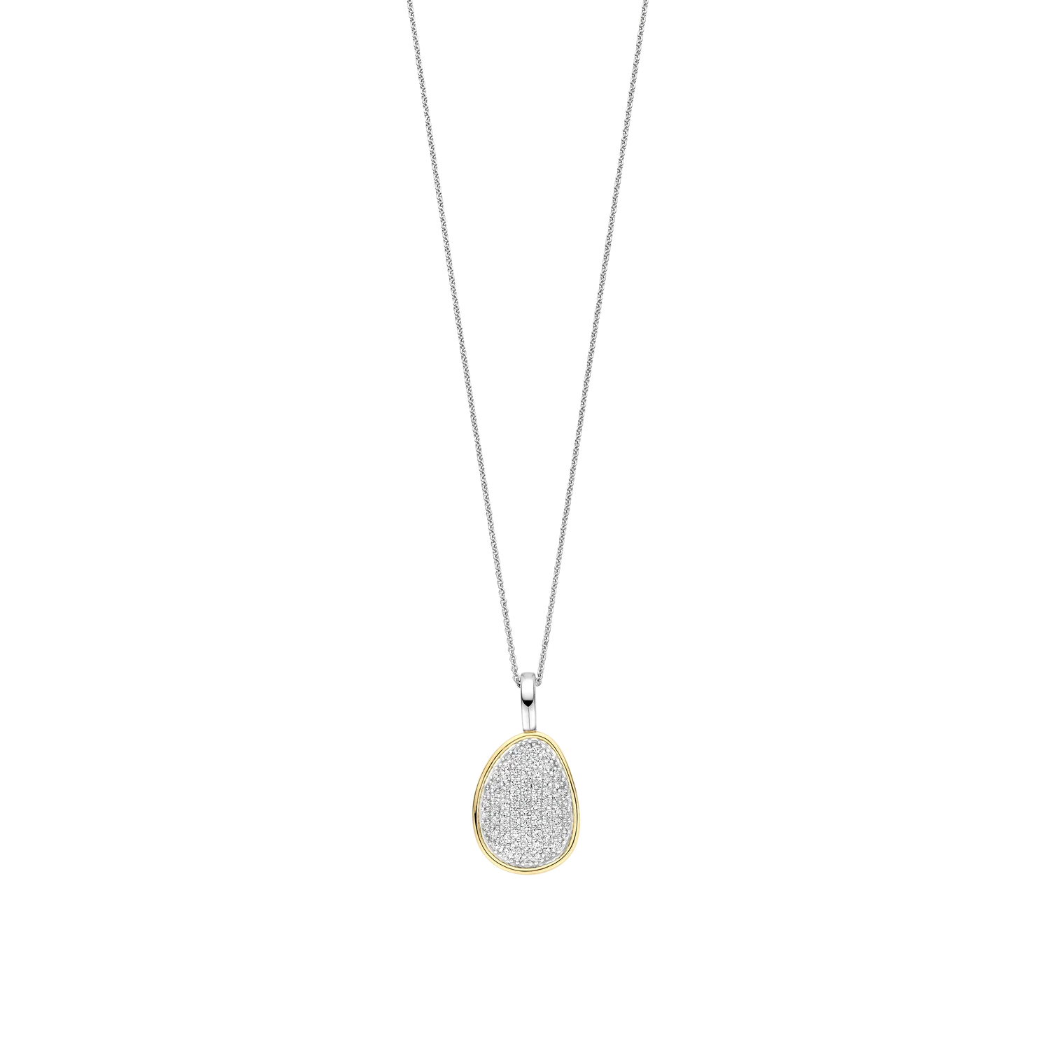 COLLANA CIONDOLO CON ZIRCONI