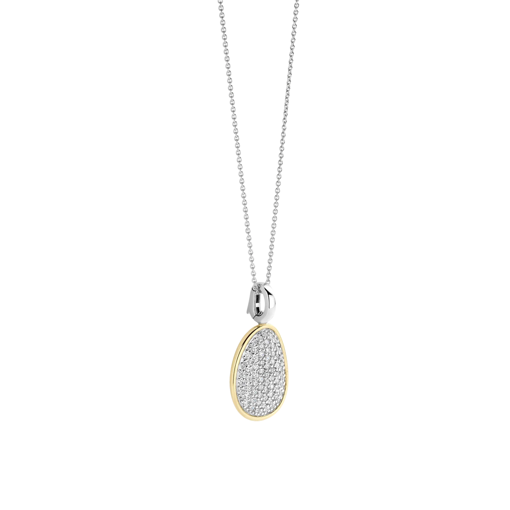 COLLANA CIONDOLO CON ZIRCONI