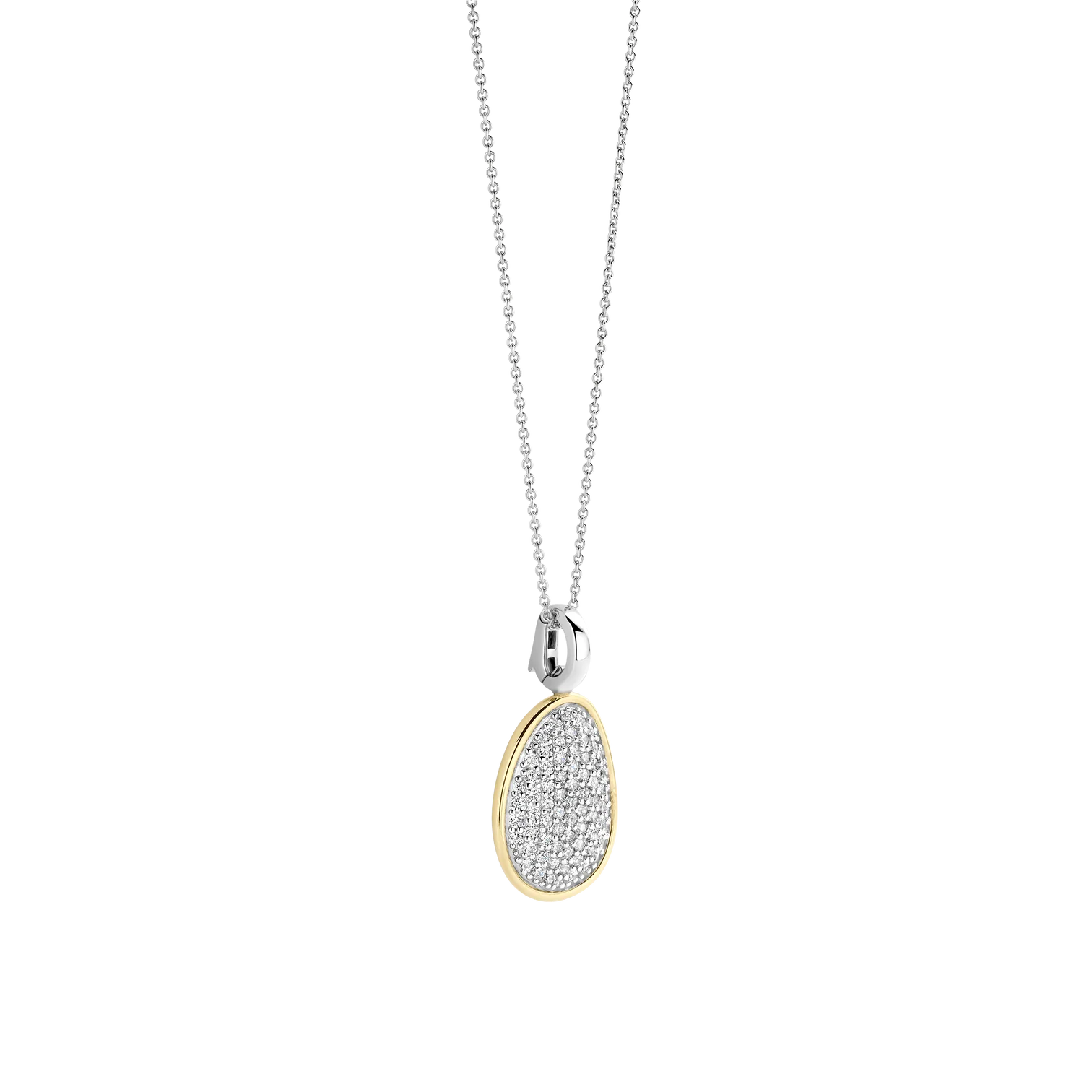 COLLANA CIONDOLO CON ZIRCONI
