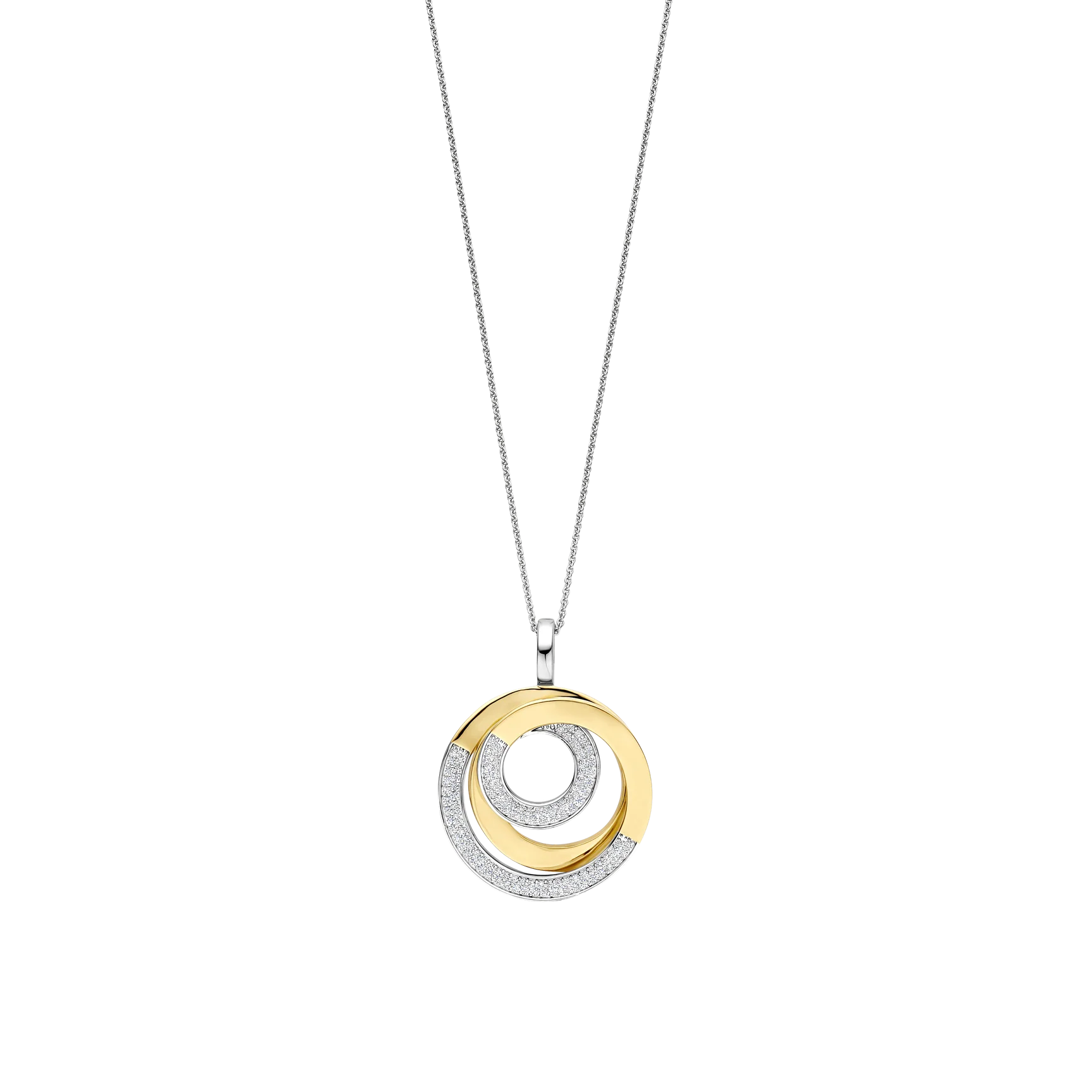 COLLANA INTRECCIO CON ZIRCONI