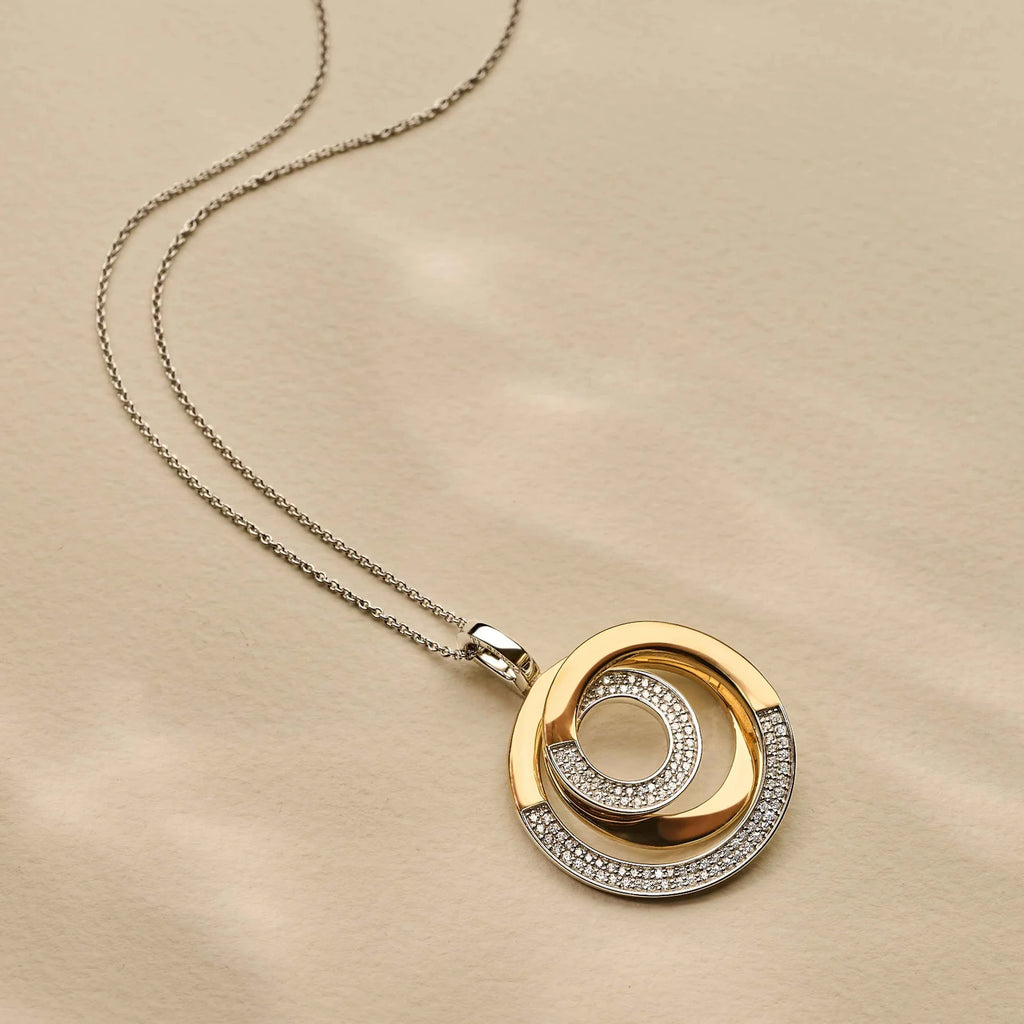 COLLANA INTRECCIO CON ZIRCONI