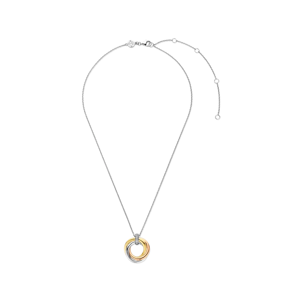 COLLANA CERCHIO TRICOLORE