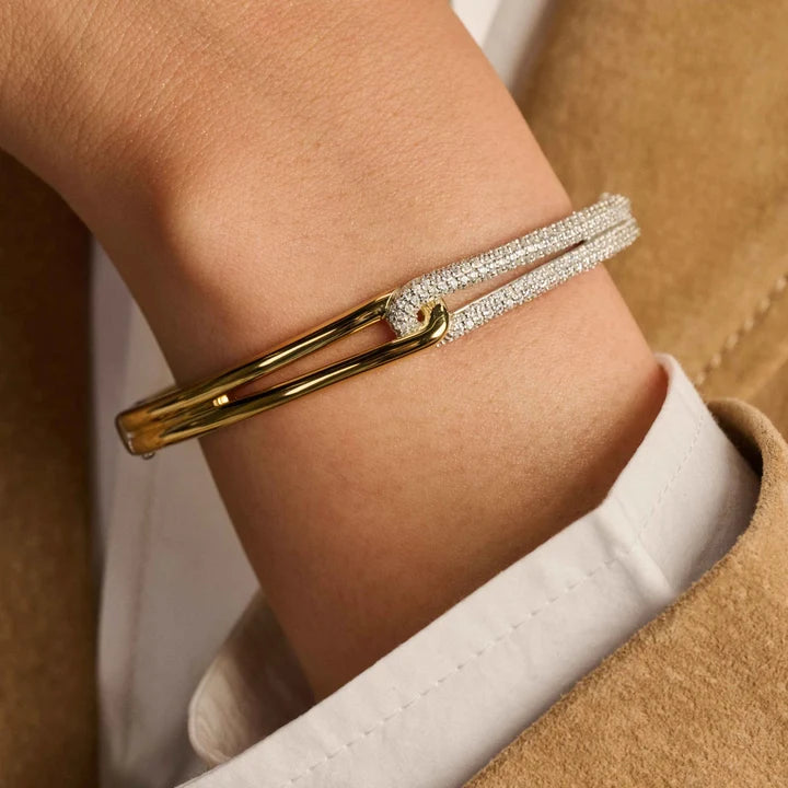 BRACCIALE INTRECCIO ZIRCONI