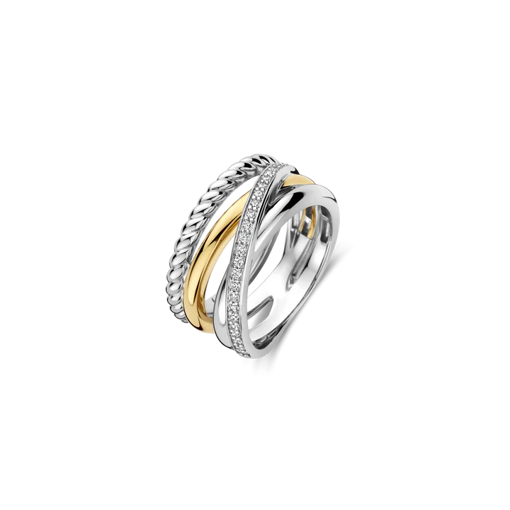 ANELLO A INCROCIO ZIRCONATO