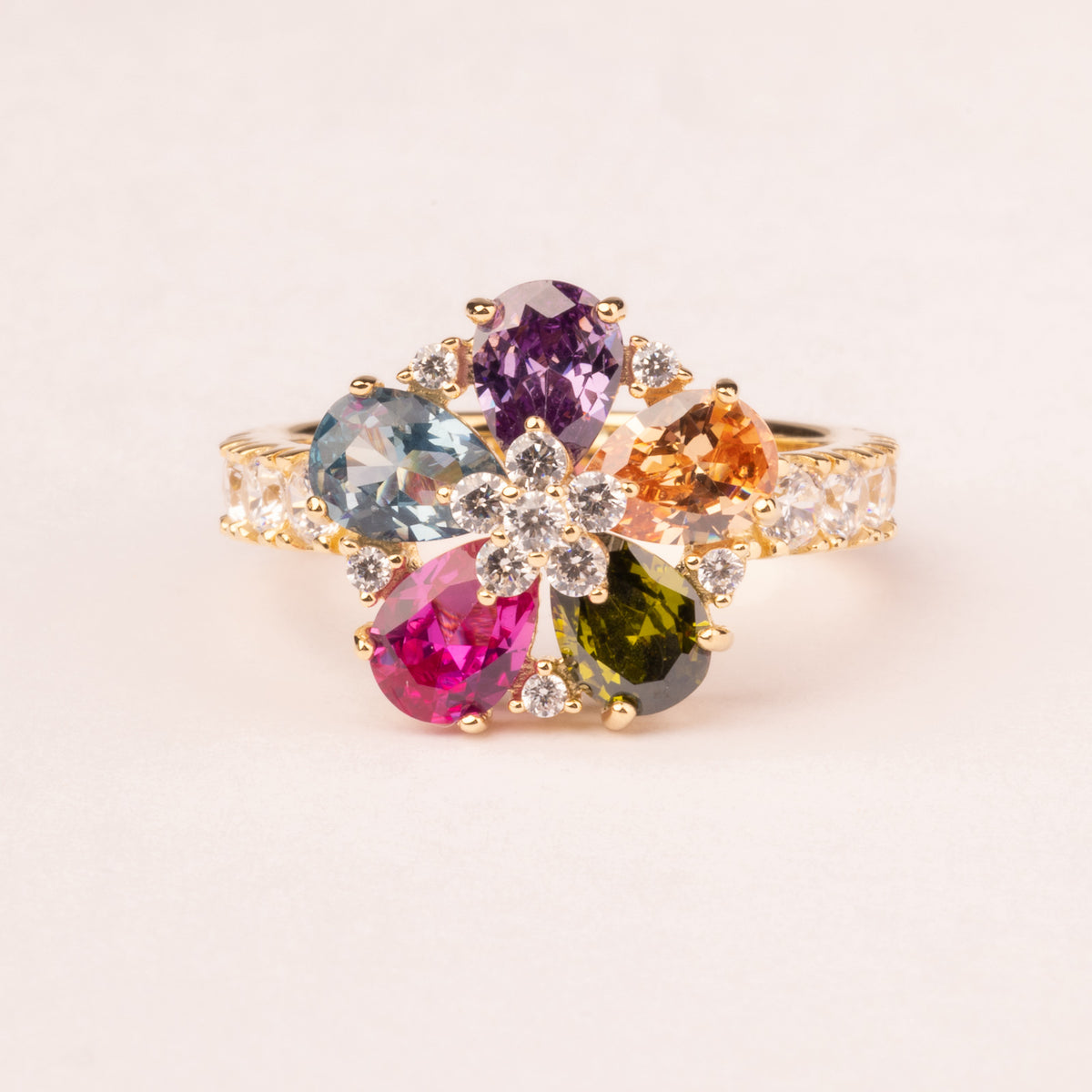 ANELLO DAISY FLOWER MULTICOLOR
