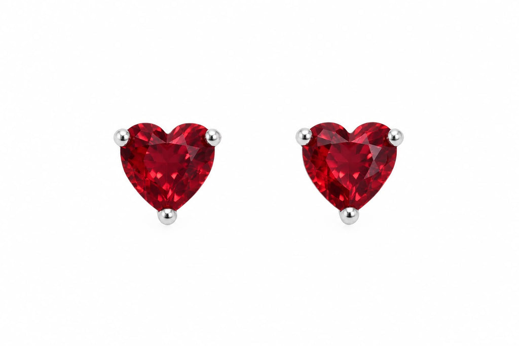 ORECCHINI CUORE ROSSO